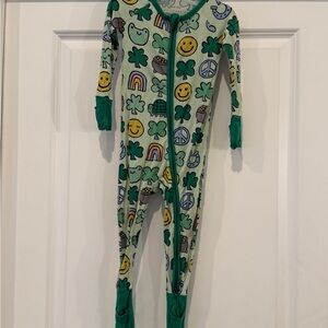 Little Sleepies Zippy in St. Patrick’s Day Print